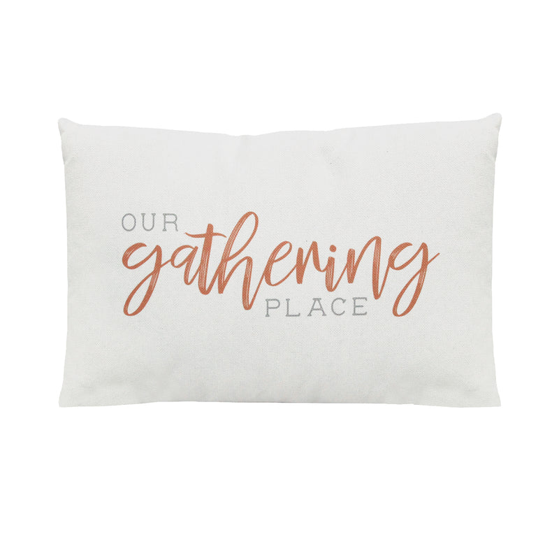 Stratton Home Decor "Our Gathering Place" Lumbar Pillow