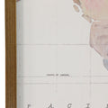 Stratton Home Decor Watercolor World Map Print Wall Art