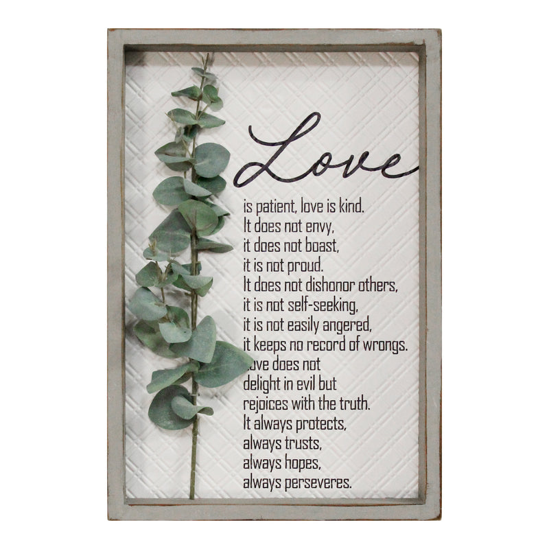 Stratton Home Decor Love is Patient, Love is Kind Wall Art