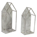 Stratton Home Decor Set of 2 House Candle holder