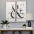 Stratton Home Decor 2 PC Home is the Story Wall Art