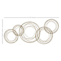 Stratton Home Decor Layered Gold Rings Centerpiece Wall Decor