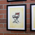 Stratton Home Decor Movie Director's Chair Framed Wall Art Under Glass