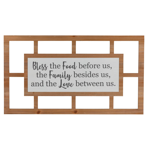 Stratton Home Decor Bless Us Printed Wall Art