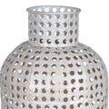 Stratton Home Decor Medium Metal Cane Webb Vase