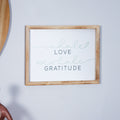 Stratton Home Decor Farmhouse Inhale Love Exhale Gratitude Framed Wall Art