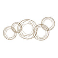 Stratton Home Decor Layered Gold Rings Centerpiece Wall Decor
