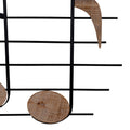 Stratton Home Decor Wood and Metal Musical Notes Wall Decor