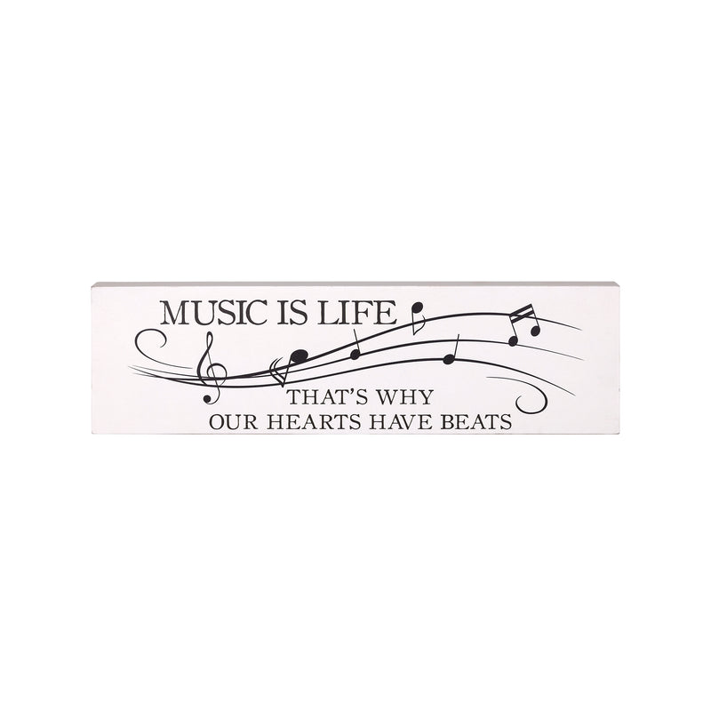 Stratton Home Decor Music is Life Wall Art