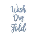 Stratton Home Decor Wash Dry and Fold Wood Wall Decor Words
