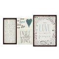 Love is Forever Wall Art (5pc)