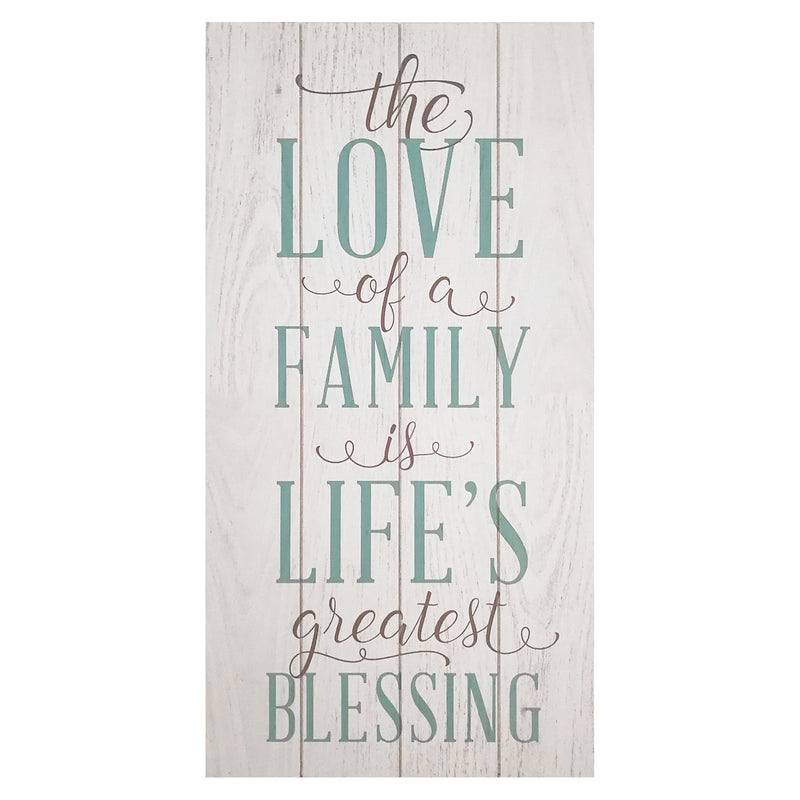 "The love of a family is a life's greatest blessing" Wall Art