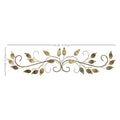 Stratton Home Decor Brushed Gold Over the Door Scroll Wall Decor