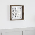 Stratton Home Decor White Framed Metal Flower