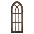Stratton Home Decor Distressed Window Arch with Shelf Wall Decor
