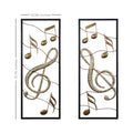 Stratton Home Decor Set of 2 Musical Medley Wall Panel Set