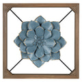 Stratton Home Decor Floating Blue Flower Wall Decor
