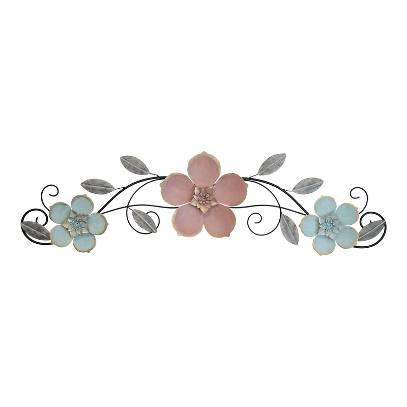 Stratton Home Decor Sydney Floral Over the Door Wall Decor