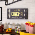 Stratton Home Decor Admit One Cinema Ticket Wall Art