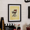 Stratton Home Decor Movie Director's Chair Framed Wall Art Under Glass