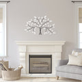 Stratton Home Decor Tree with White Accent Leaves Botanical Wall Decor