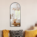 Stratton Home Decor Kate Black Full Length Leaning Mirror