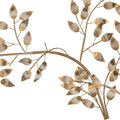 Stratton Home Decor Brushed Gold Flowing Leaves Wall Decor