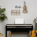 Stratton Home Decor Framed Music Notes Wall Decor