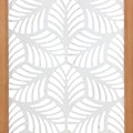 Stratton Home Decor Carved Leaf Wood Wall Panel