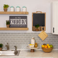 Stratton Home Decor In this Kitchen We Lick the Spoon Wood and Metal Wall Art