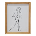 Stratton Home Decor Abstract Body Outline Framed Wall Art
