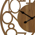 Stratton Home Decor Brady Natural Wood Wall Clock
