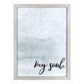 Stratton Home Decor Traditional Textured My Soul Framed Wall Art