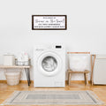 Stratton Home Decor Laundry Throw in the Towel Framed Wall Art